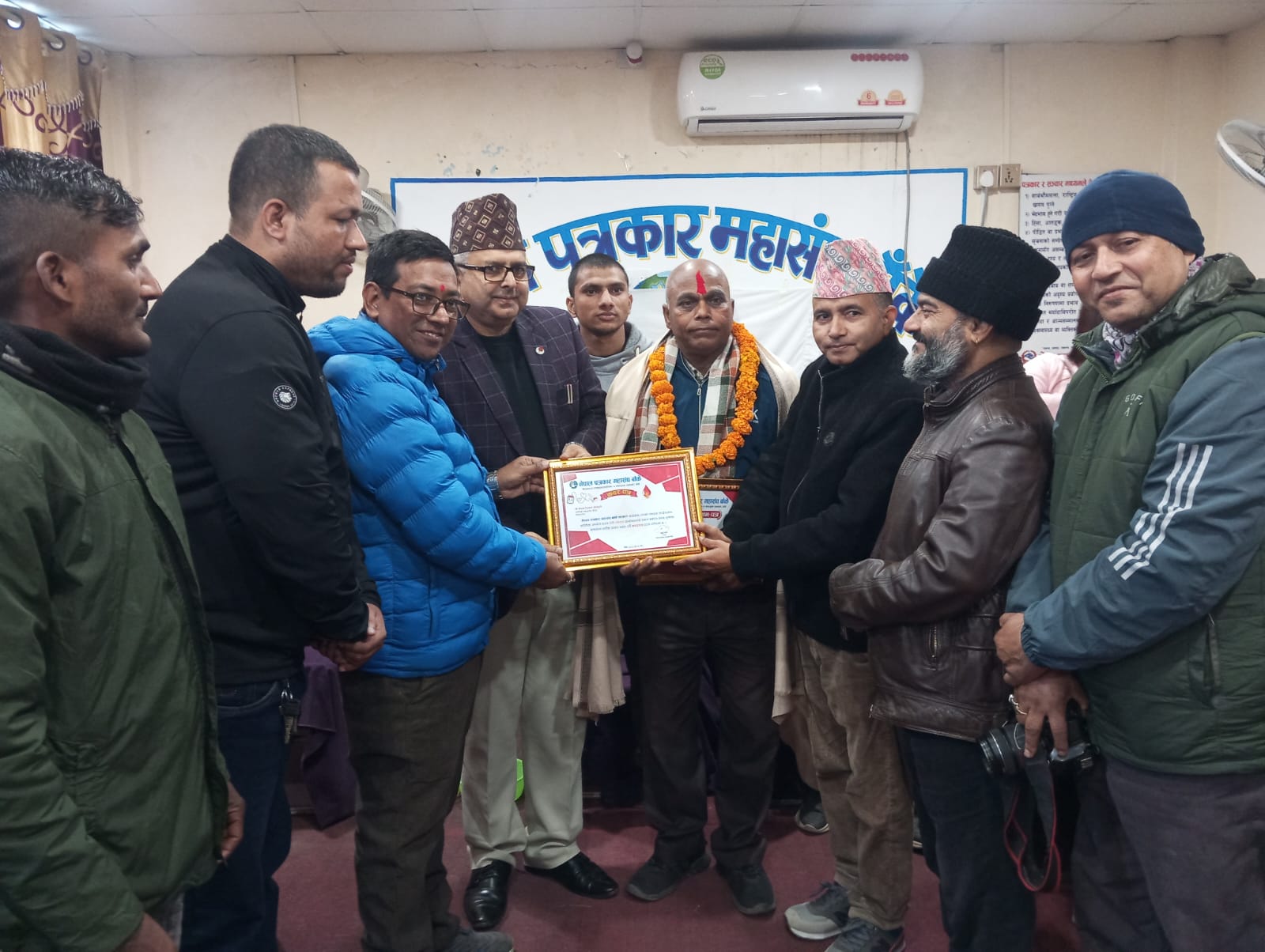 १०६ पटक रक्तदान गरेका जयसवाल सम्मानित