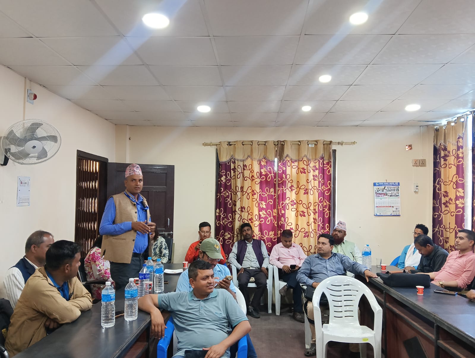 निजी मिडियामा लगाइएको आर्थिक नाकाबन्दी विरुद्ध बाँकेका पत्रकार