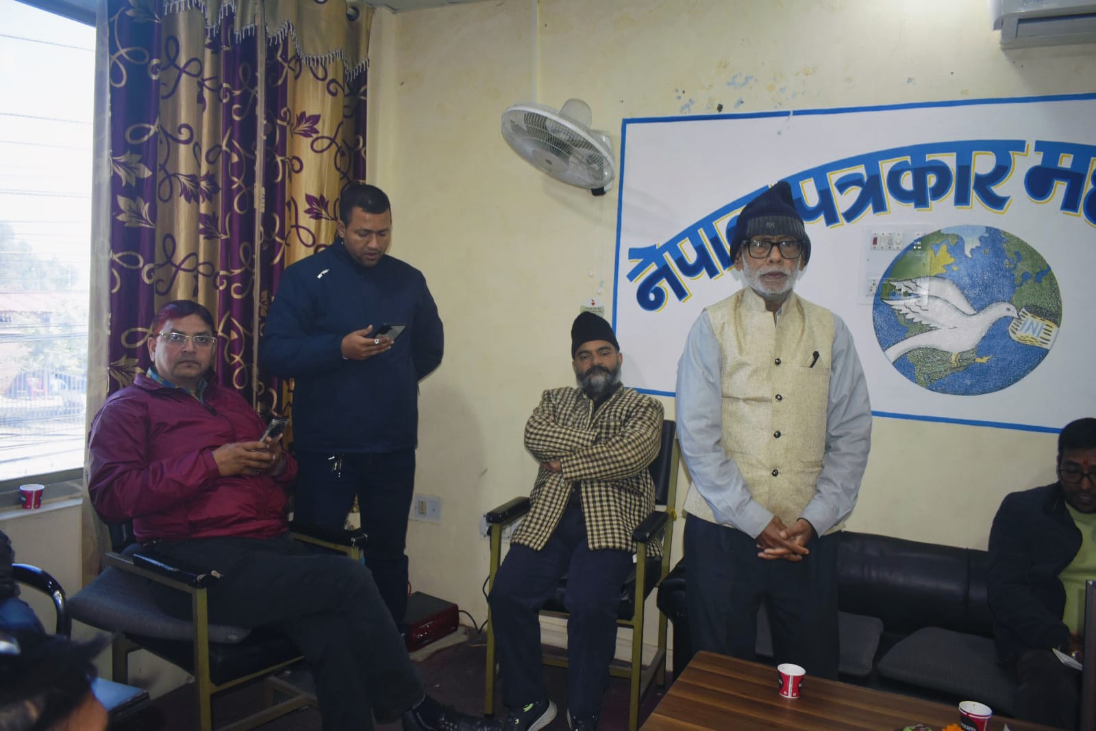 गुप्तको छैठौं स्मृति दिवसमा गुप्तका जेष्ठ सुपुत्र बरिष्ठ अधिबक्ता विजय कुमार गुप्ता