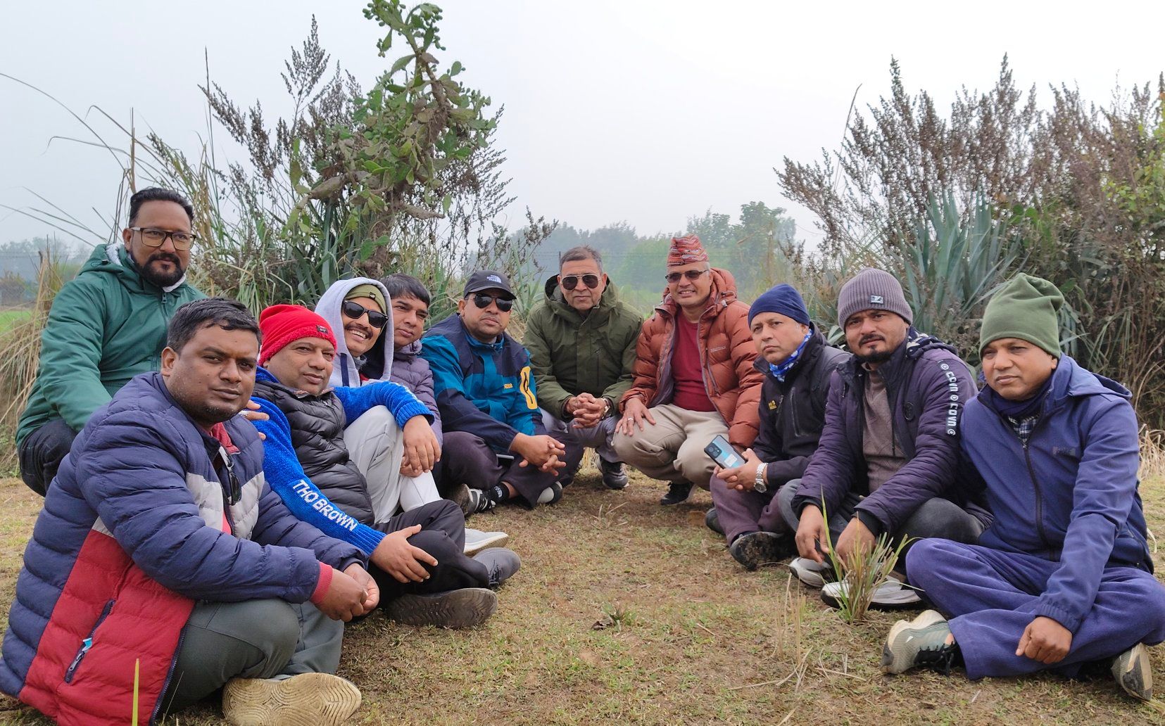 बनभोज कार्यक्रममा पत्रकारहरु